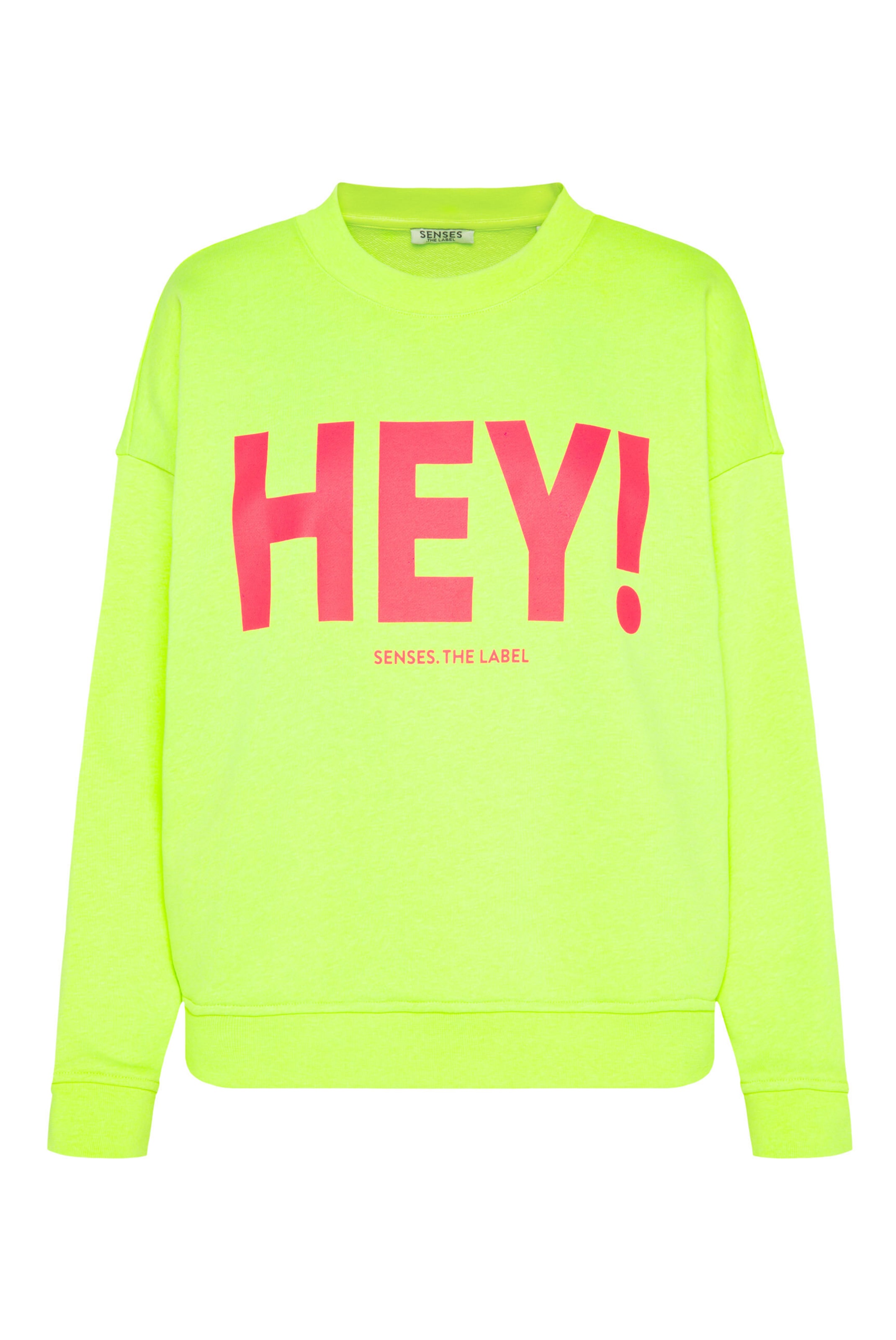 SENSES.THE LABEL Sweatshirt SU:RI mit Print Artwork in Grün: Vorderseite