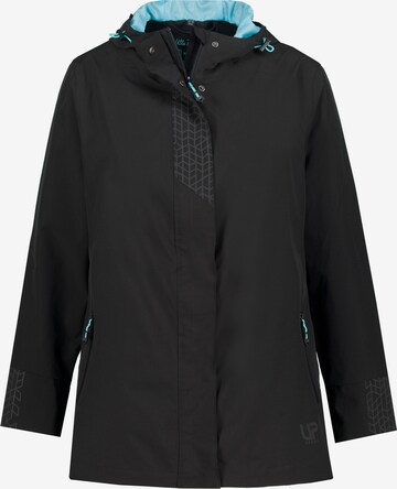 Ulla Popken Performance Jacket in Black: front