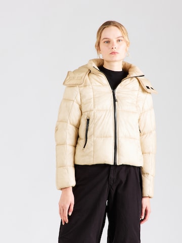 iets frans Winterjas in Beige: voorkant