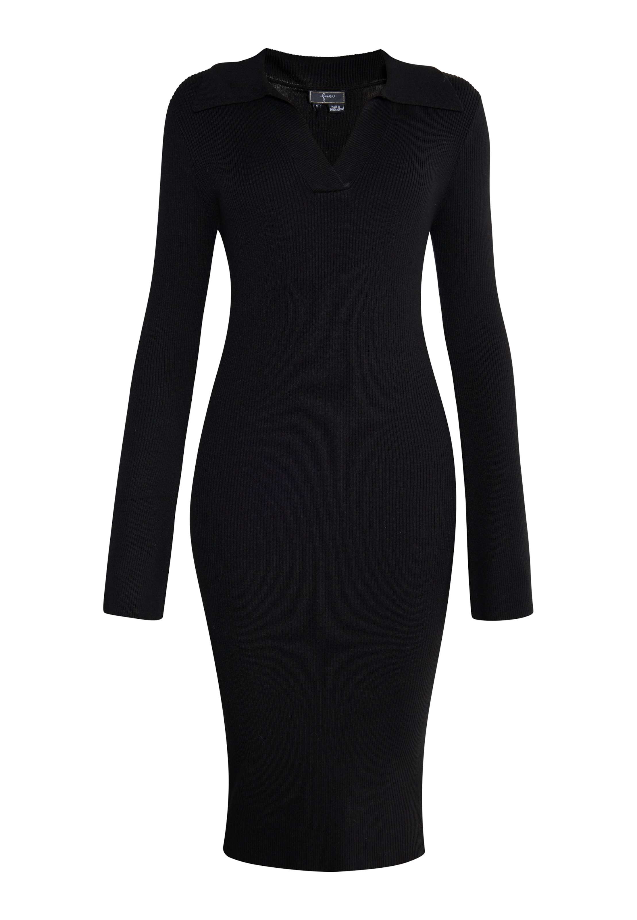 faina Šaty – černá: přední strana