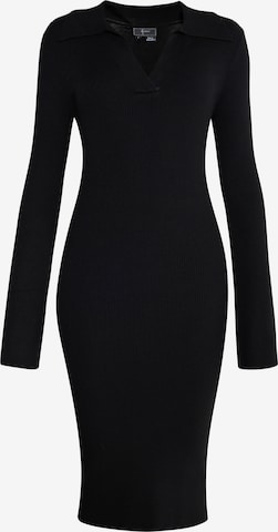 faina Dress in Black: front