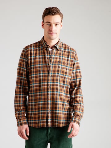 Ben Sherman Regular Fit Hemd in Braun: Vorderseite