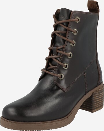 TIMBERLAND Lace-up bootie 'Dalston Vibe' in Brown: front