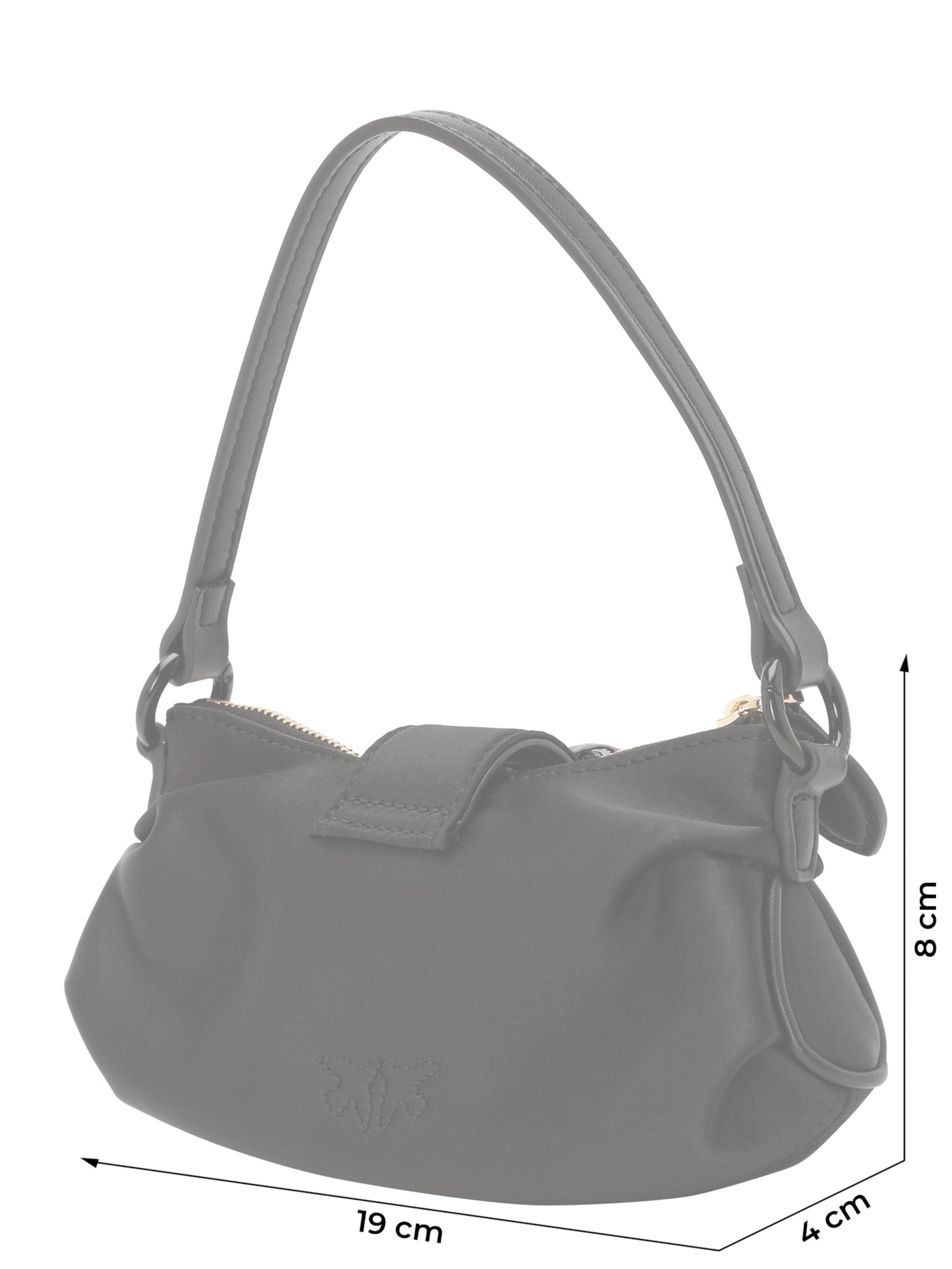 PINKO Torebka w kolorze czarny: przód