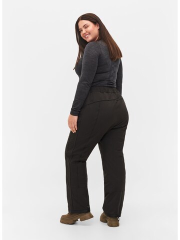 Zizzi Regular Outdoor Pants 'MEBBA' in Black