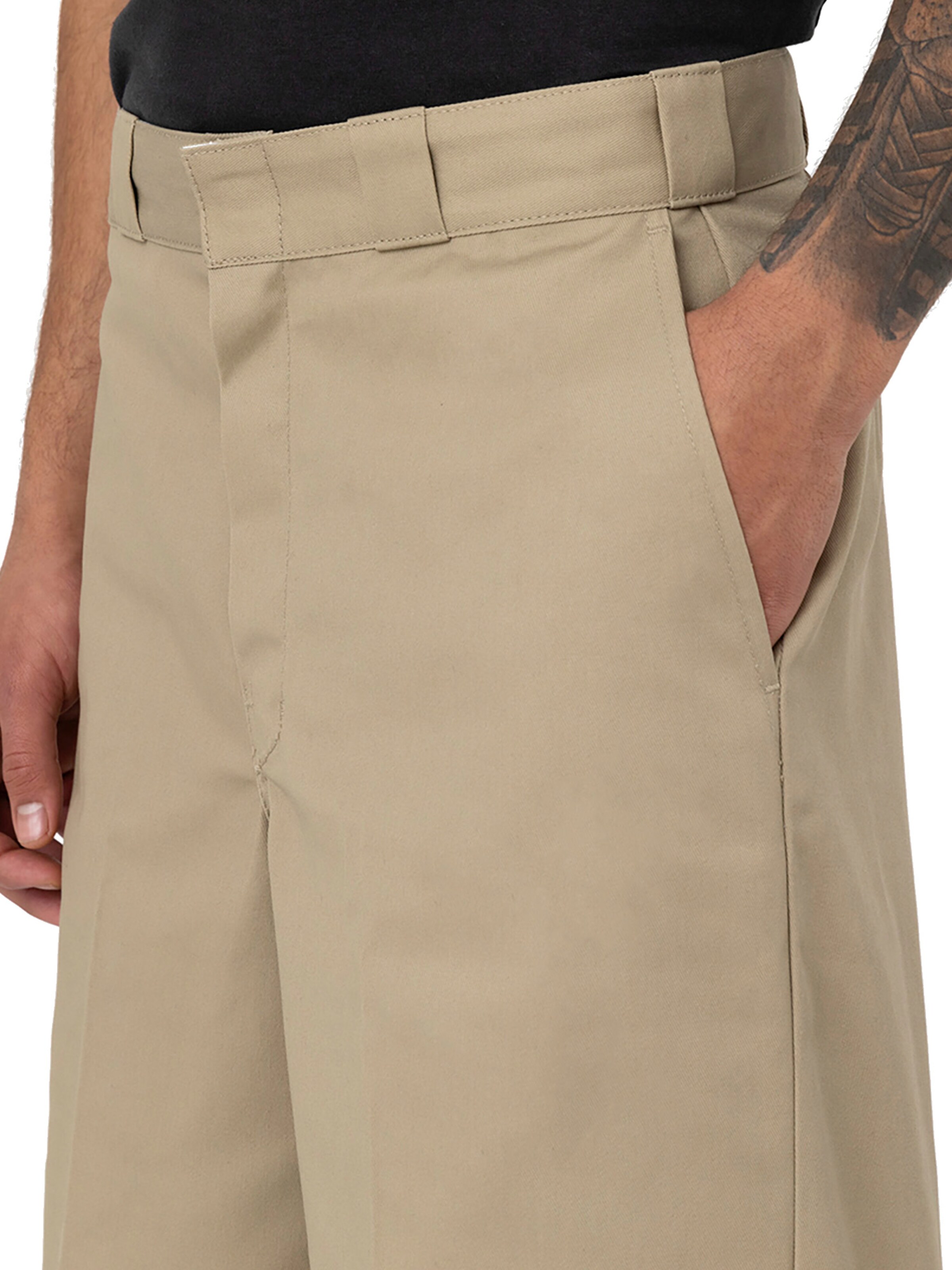 DICKIES Regular Bügelfaltenhose in Beige