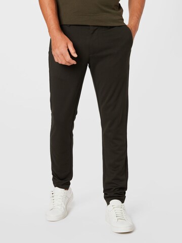 Coupe slim Pantalon chino 'Mark' Only & Sons en vert : devant