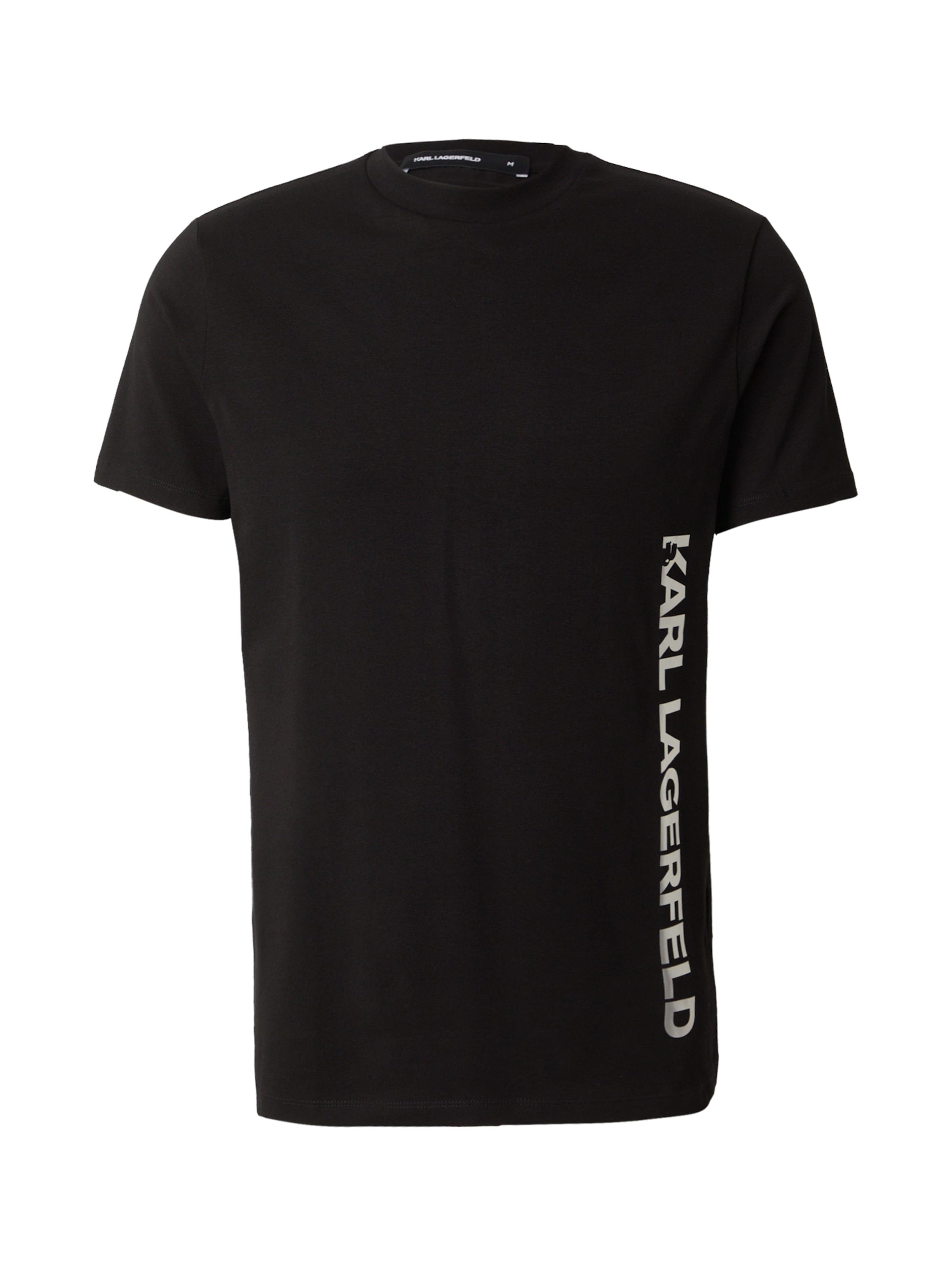 Karl Lagerfeld Μπλουζάκι σε μαύρο: μπροστά