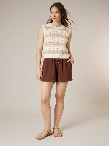 Deeluxe Gebreide top 'Barrya' in Beige