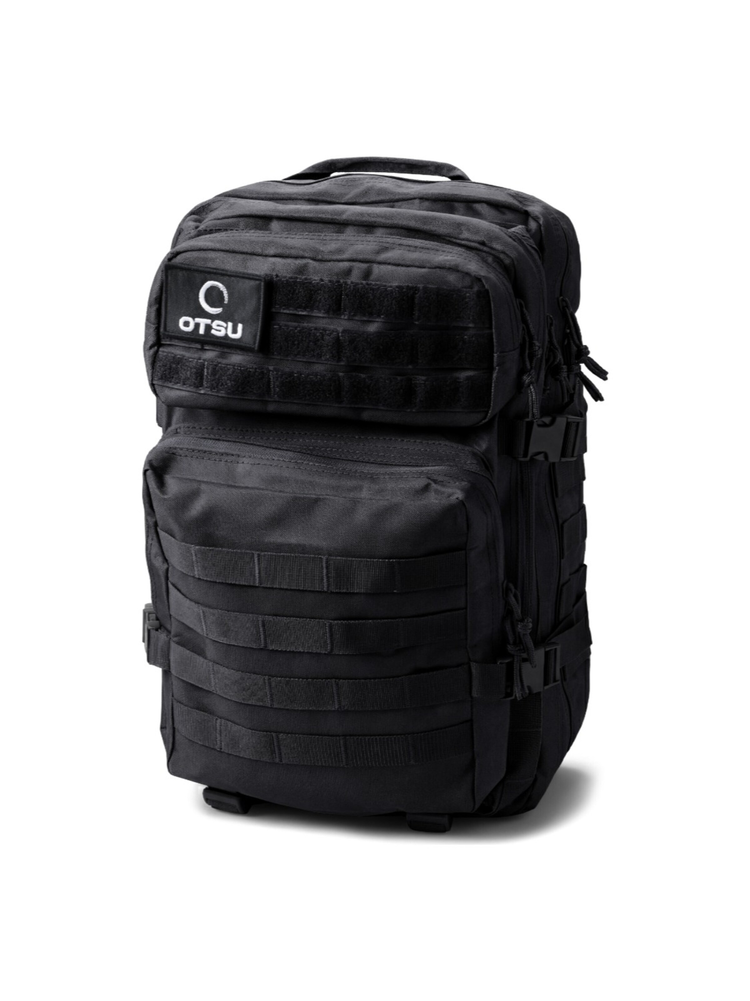 Otsu Rucksack 'Expedition'‌‌‌‌‌‌ in Schwarz: Vorderseite