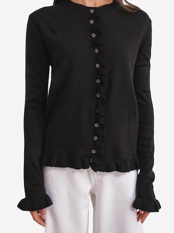 MixRay Strickjacke 'Strickjacken'‌‌‌‌‌ in Schwarz
