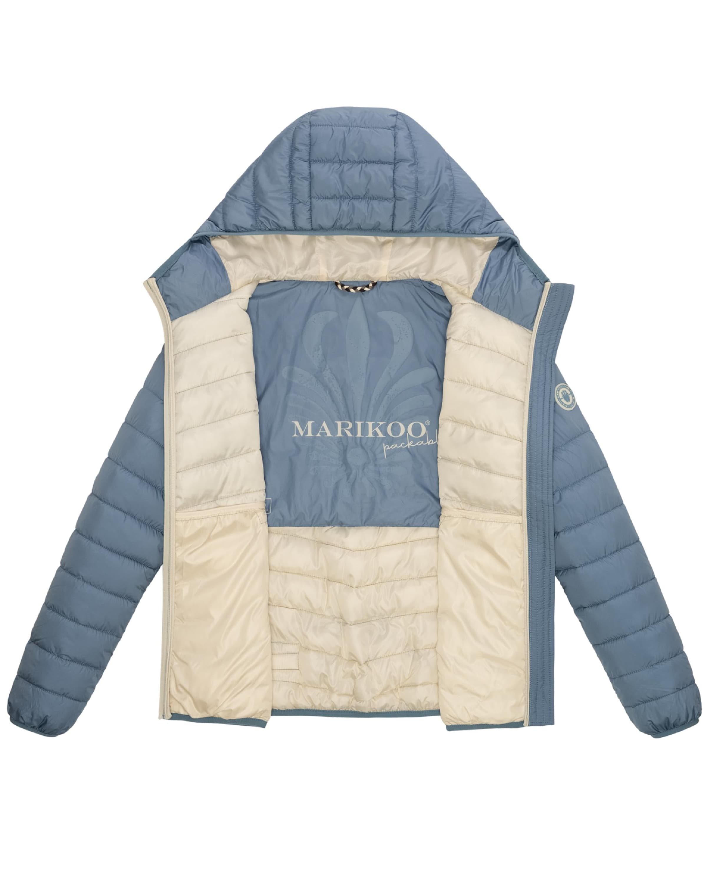 MARIKOO Prechodná bunda 'Pack Mich Ein' - Modrá