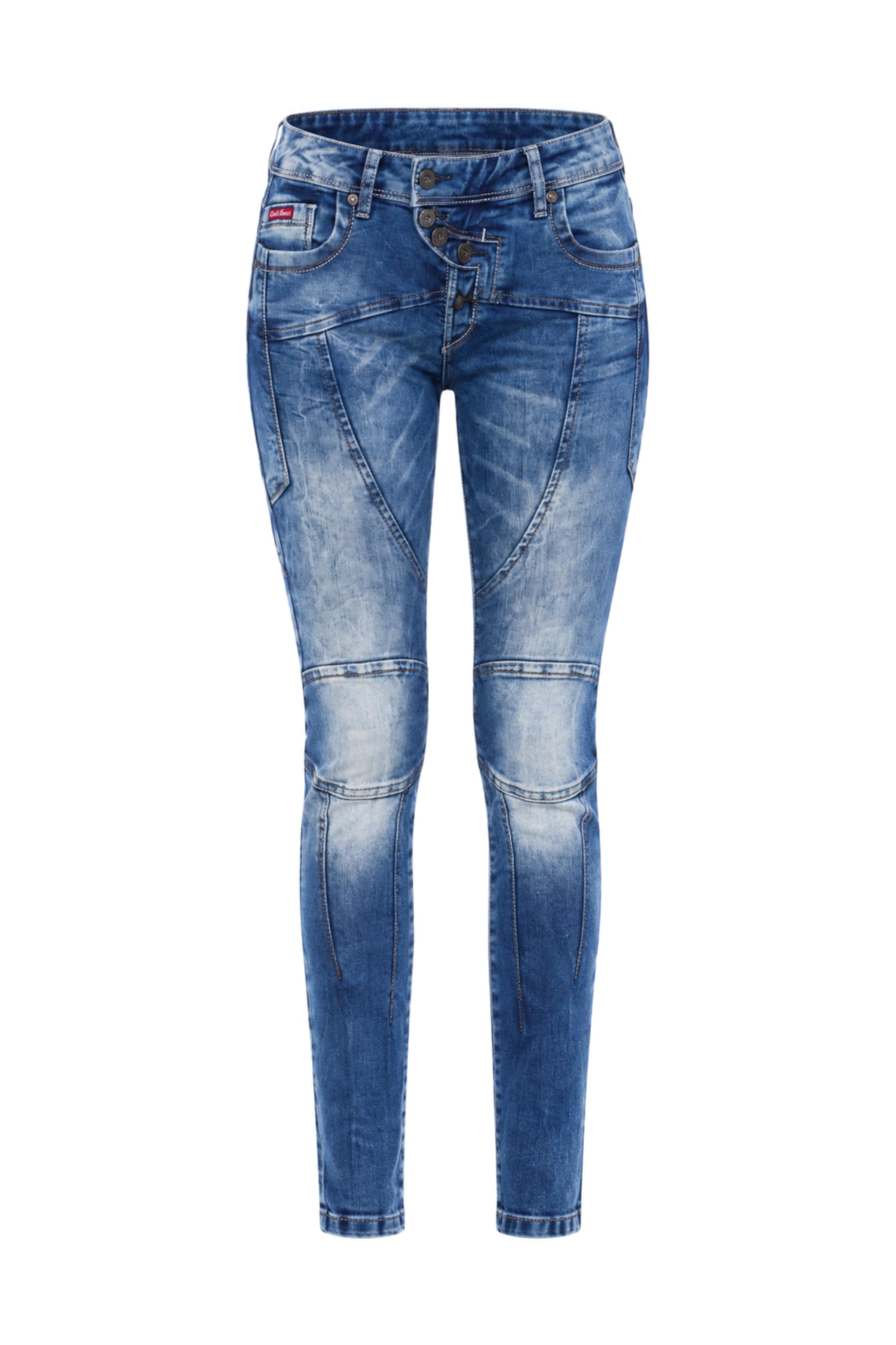 CIPO & BAXX Jeans'WD502' in Straight Fit in Blau: Vorderseite