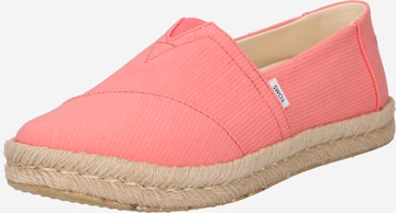 TOMS Espadrill i rosa: framsida