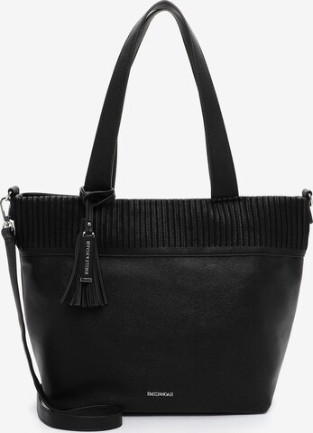 Emily & Noah Shopper 'Brigitte' in Zwart: voorkant