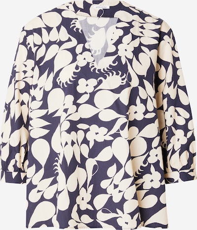 Camicia da donna 'Schwarze Rose' SEIDENSTICKER di colore beige / blu scuro, Visualizzazione prodotti