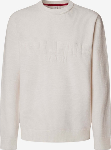 Pull-over 'Phineas' Pepe Jeans en blanc : devant