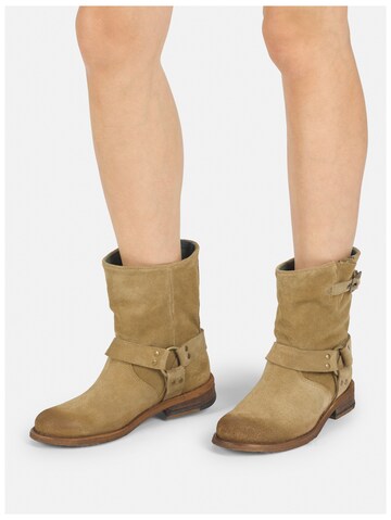 FELMINI Cowboylaarzen in Beige: voorkant