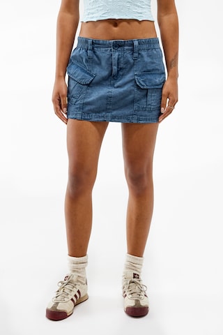 BDG Urban Outfitters Rok in Blauw: voorkant