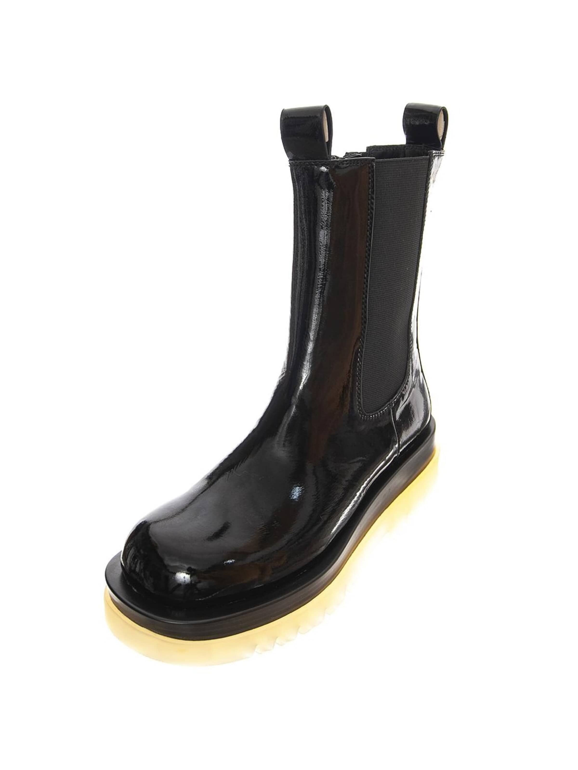 Jeffrey Campbell Stiefel 'Tanked'‌‌‌‌‌‌‌‌‌ in Schwarz: Vorderseite
