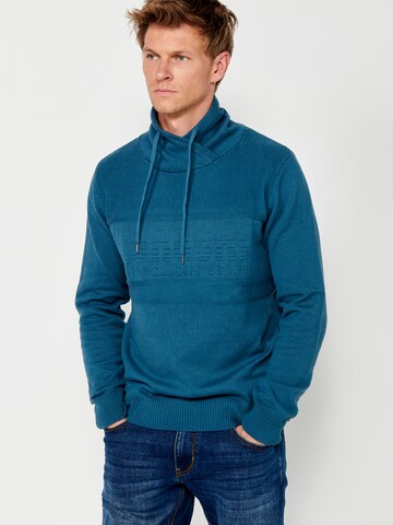 Pull-over KOROSHI en bleu