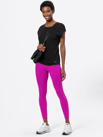 Skinny Pantaloni sportivi di PUMA in lilla