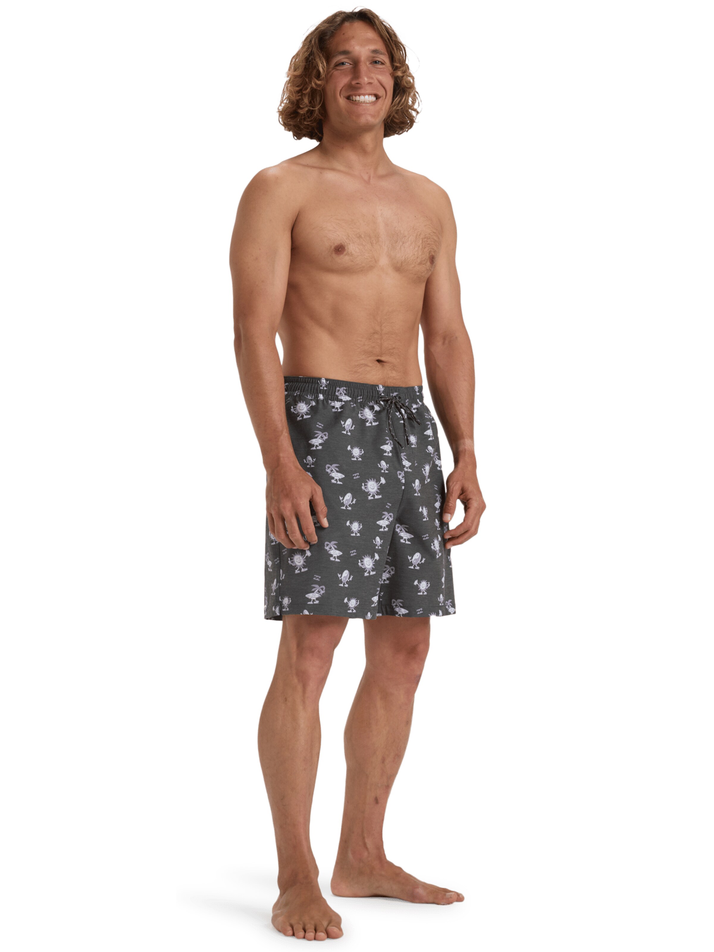 BILLABONG Swimming shorts 'Wasted Times' in Grey