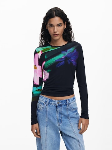 juoda Desigual Marškinėliai: priekis