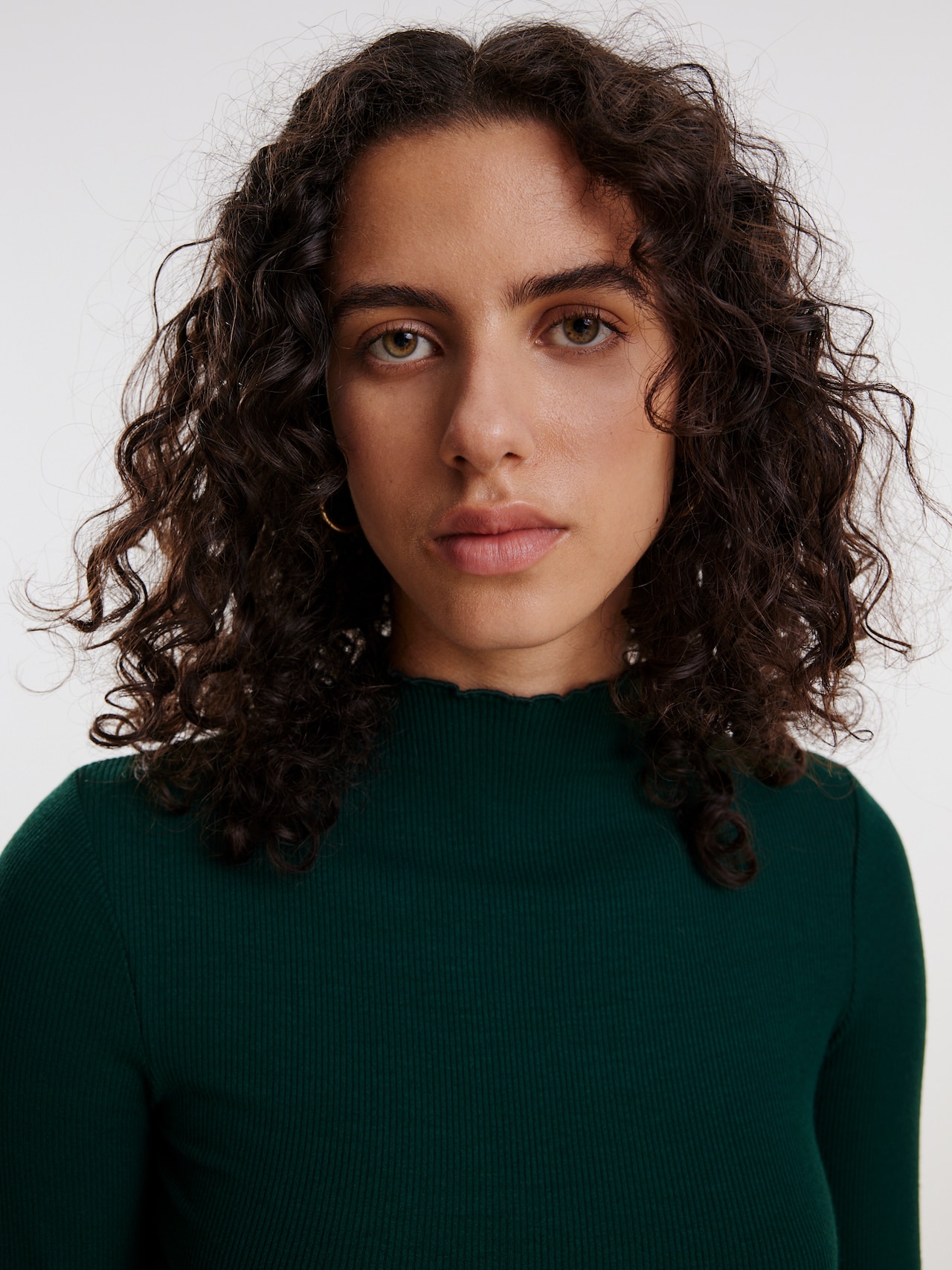 EDITED Produkte Shirt 'Daniela' dunkelgrün