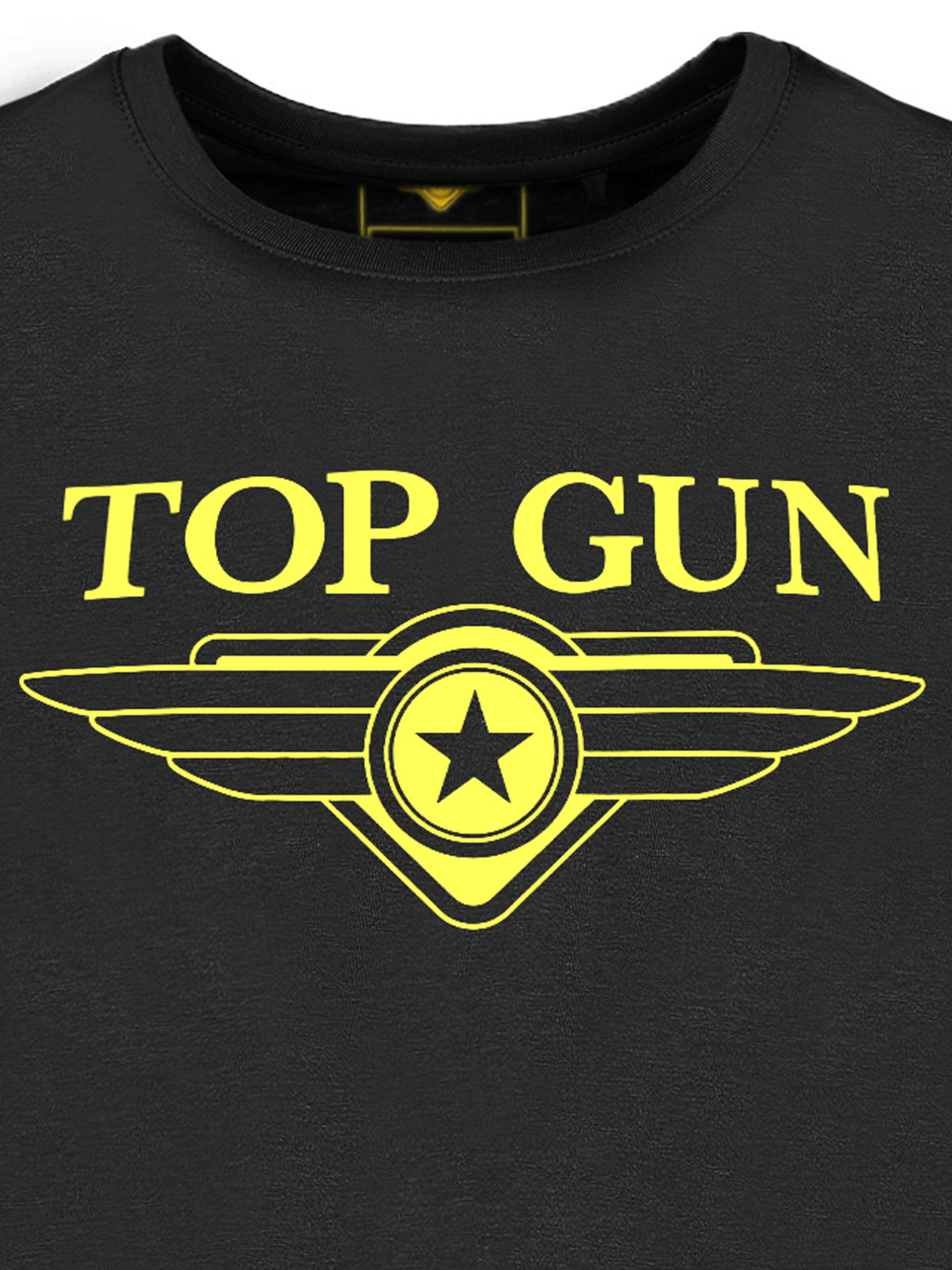 TOP GUN Shirt 'TG2024002' in Black