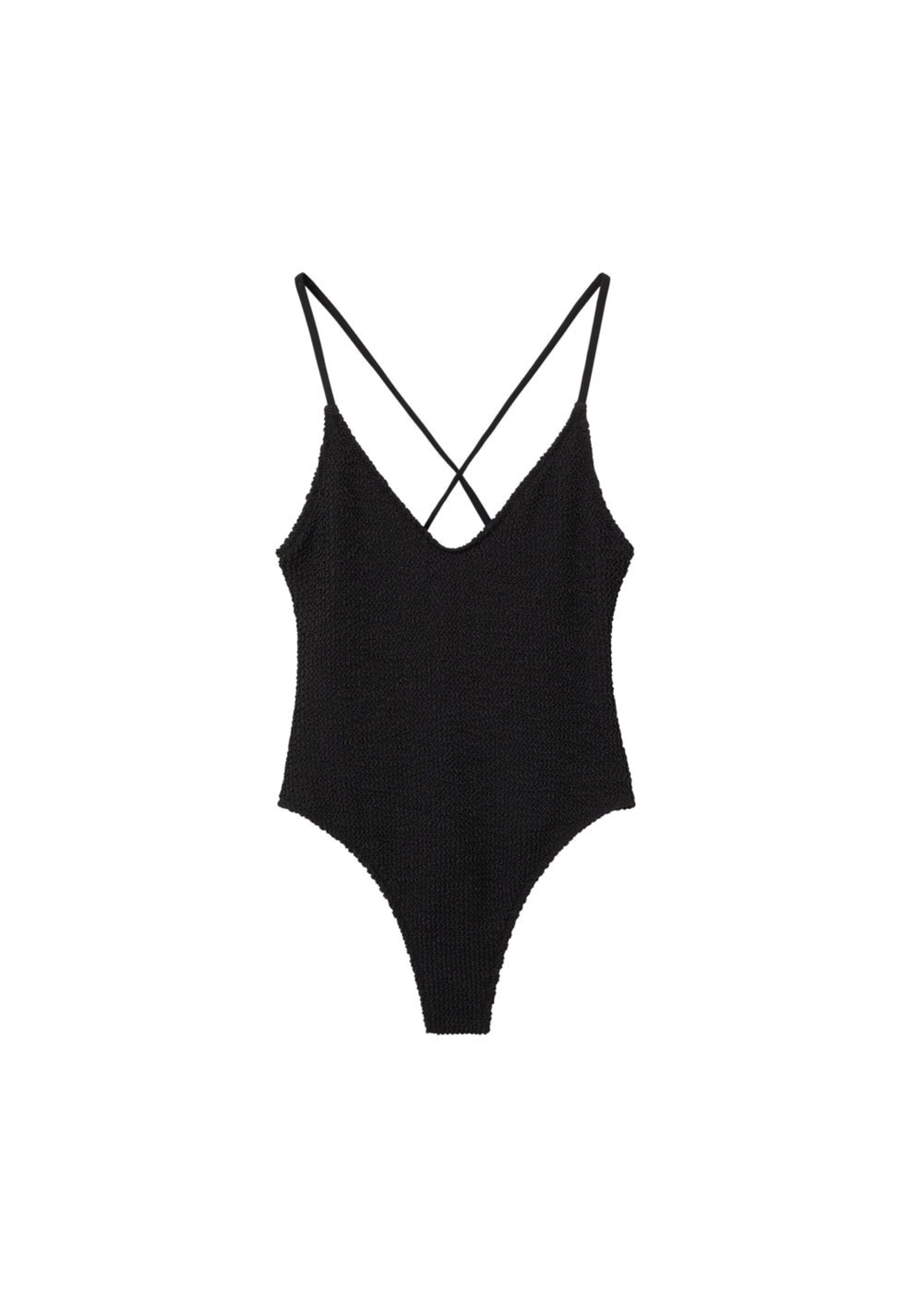MANGO Badeanzug ocean in Schwarz MANGO Badeanzug ocean in Schwarz