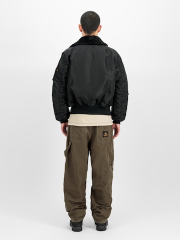 ALPHA INDUSTRIES Jacke 'B-15' in Schwarz: Rückseite