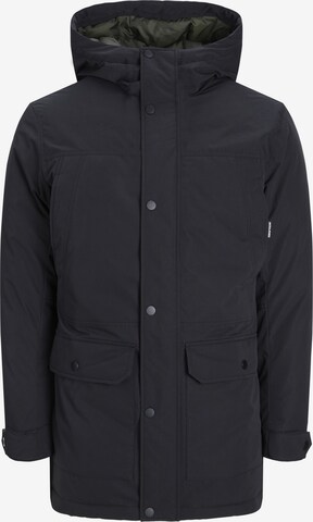 JACK & JONES Winter Parka 'Winner' in Black: front