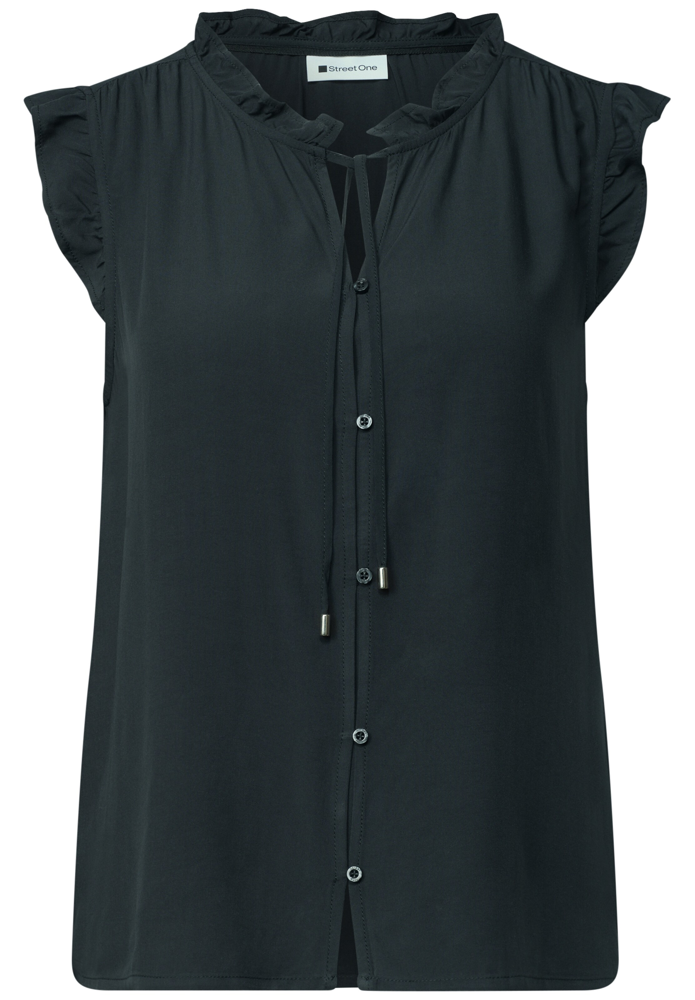 STREET ONE Bluse in Schwarz: Vorderseite
