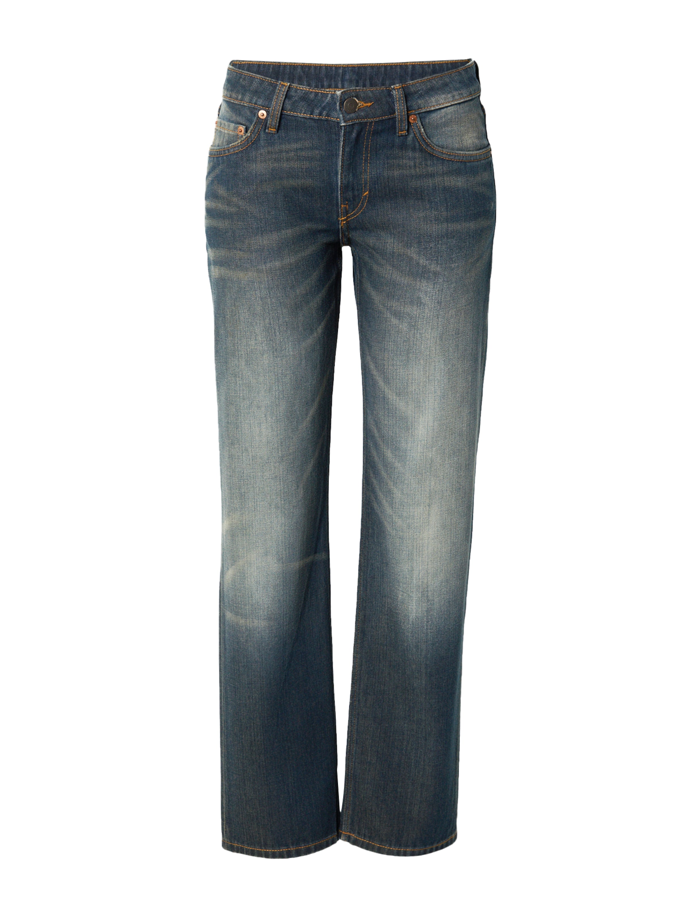 WEEKDAY Regular Jeans 'Arrow' in Blauw: voorkant