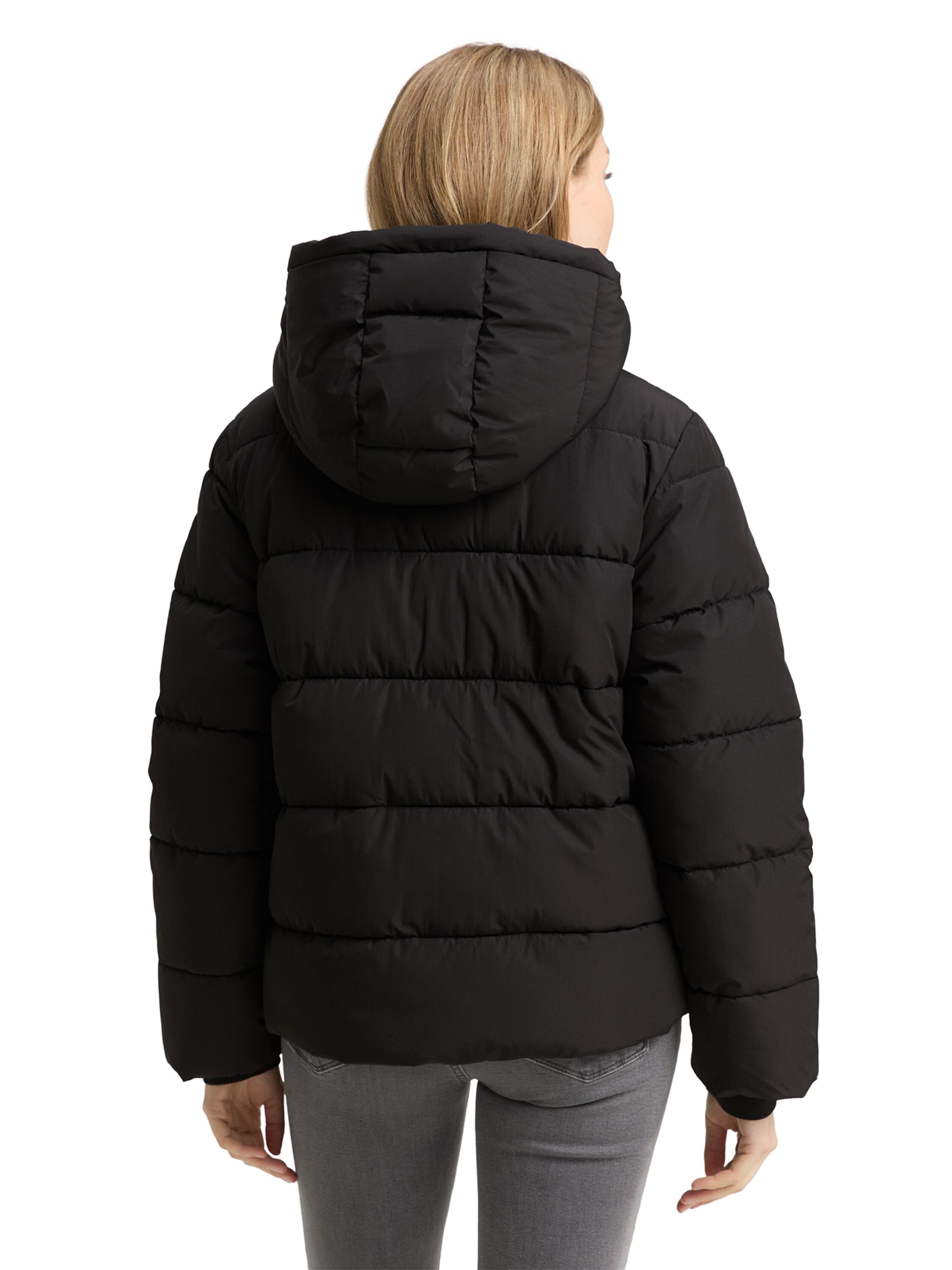 TOM TAILOR Zimska jakna | črna barva