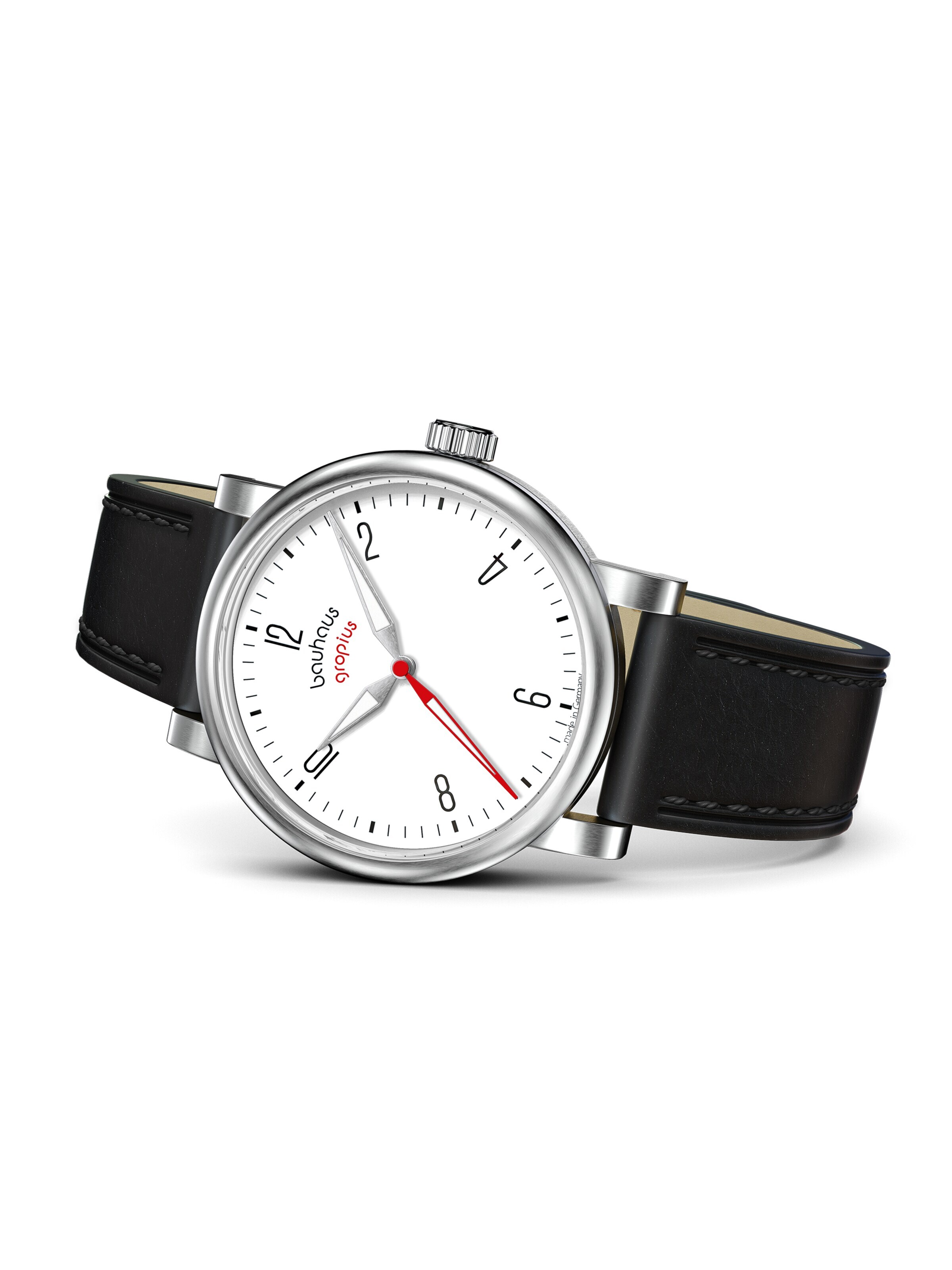 WALTER GROPIUS Analog Watch 'KONTUR' in White