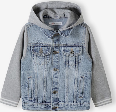 MINOTI Starpsezonu jaka, krāsa - zils džinss / raibi pelēks, Preces skats