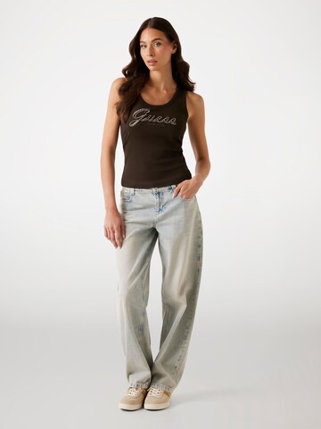 GUESS Top 'Raissa' in Braun