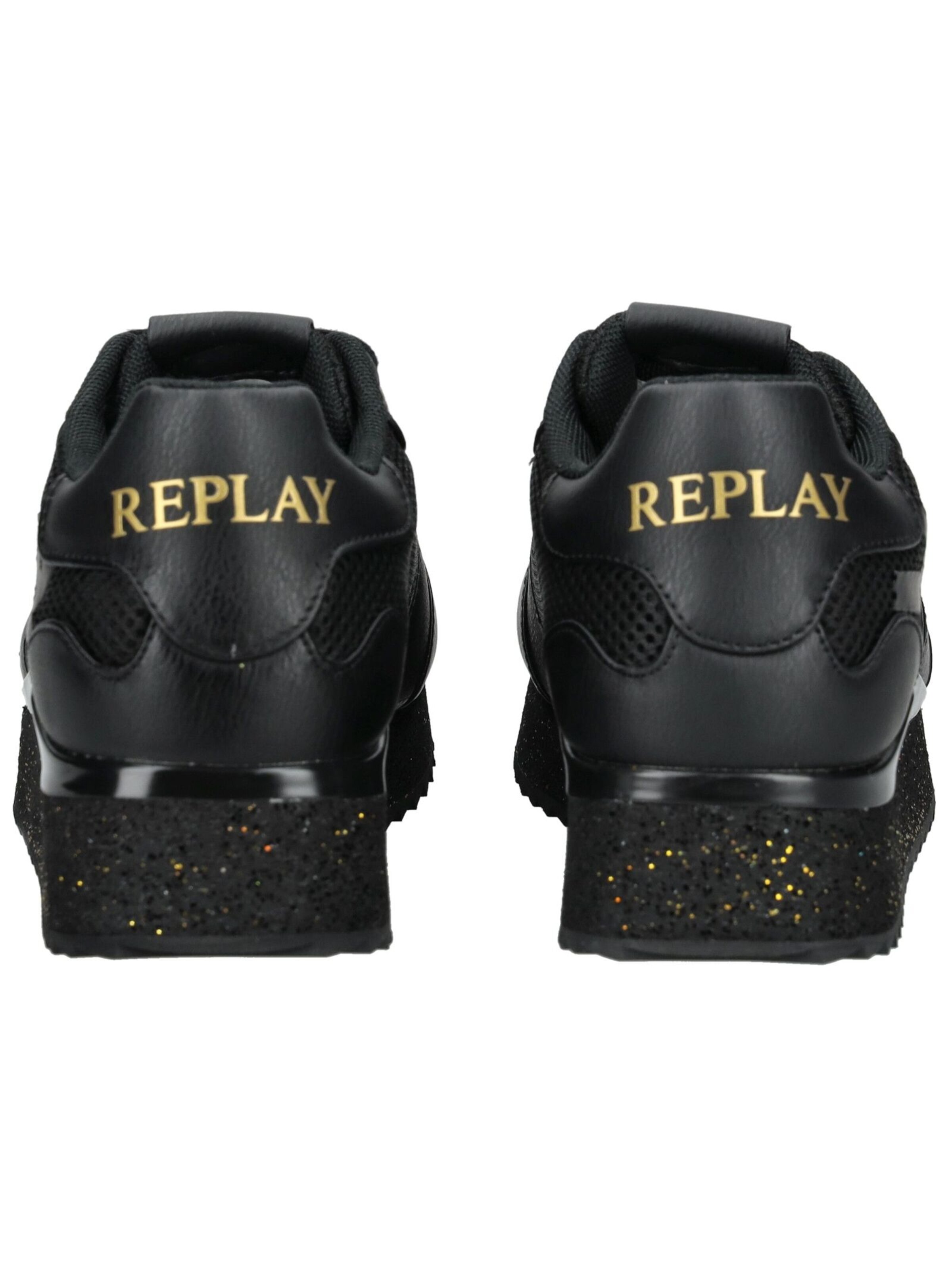 REPLAY Platform trainers in Black