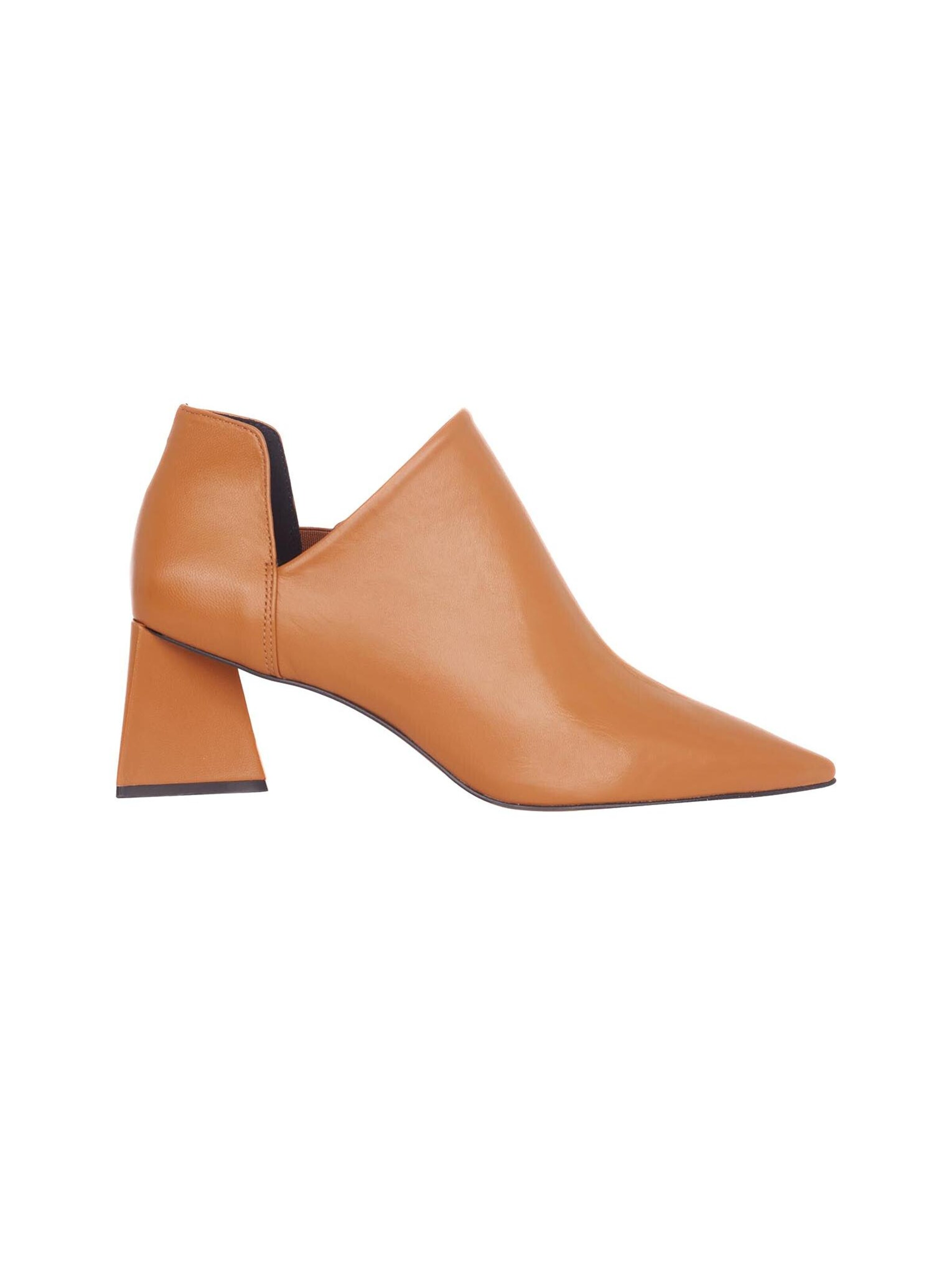 Mangara Atelier Ankle boots 'Bottines Mangara Maranta en cuir kaki' in Beige: front