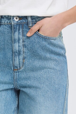 ICHI Loosefit Jeans 'OBINNE' in Blauw