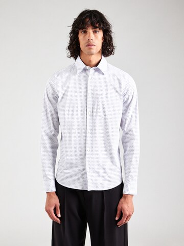 s.Oliver Slim fit Overhemd in Wit: voorkant