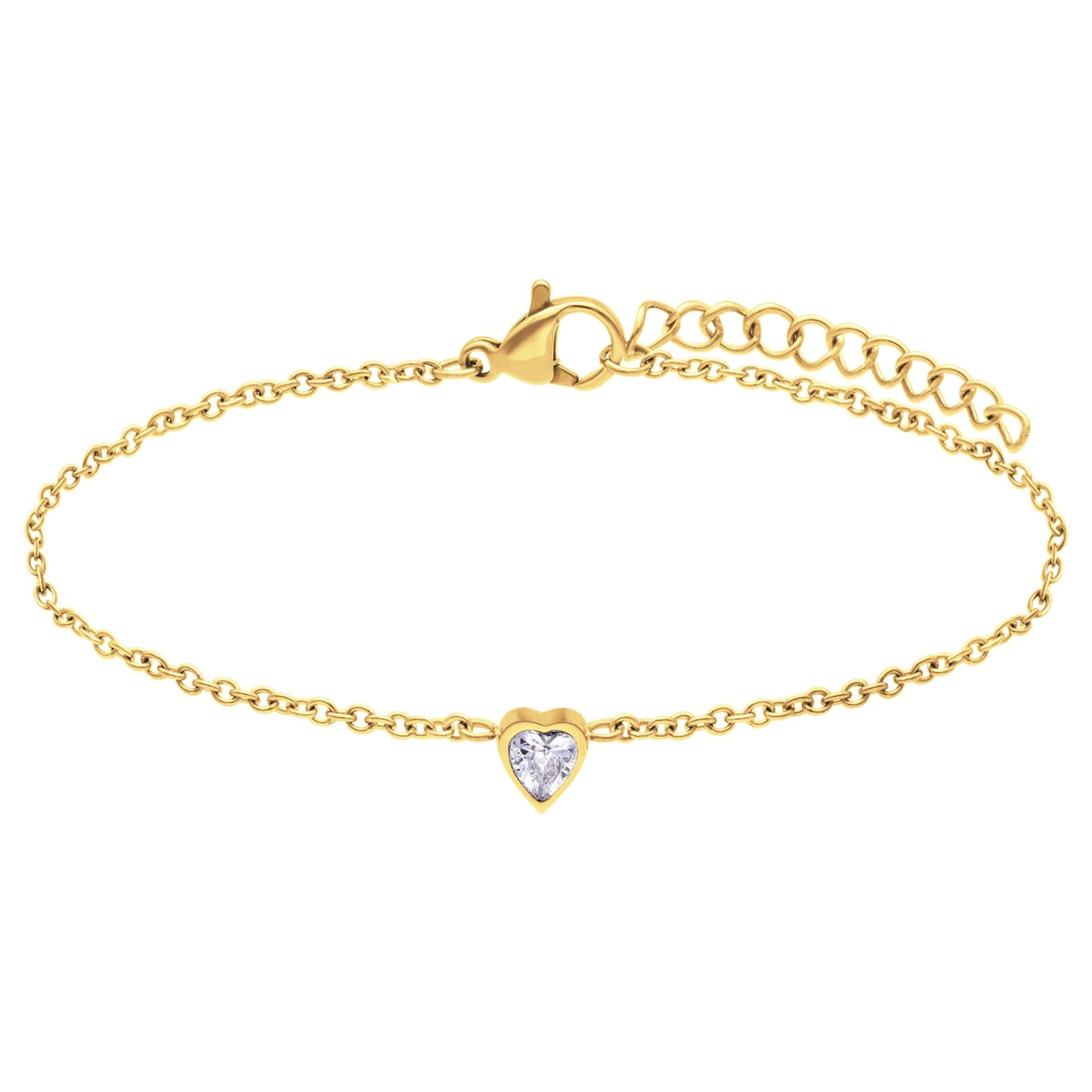 Lucardi Bracelet 'Essentials' in Gold: front