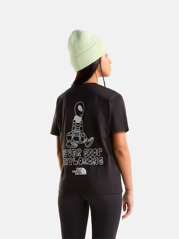 Tricou 'Alien' de la THE NORTH FACE pe negru: față