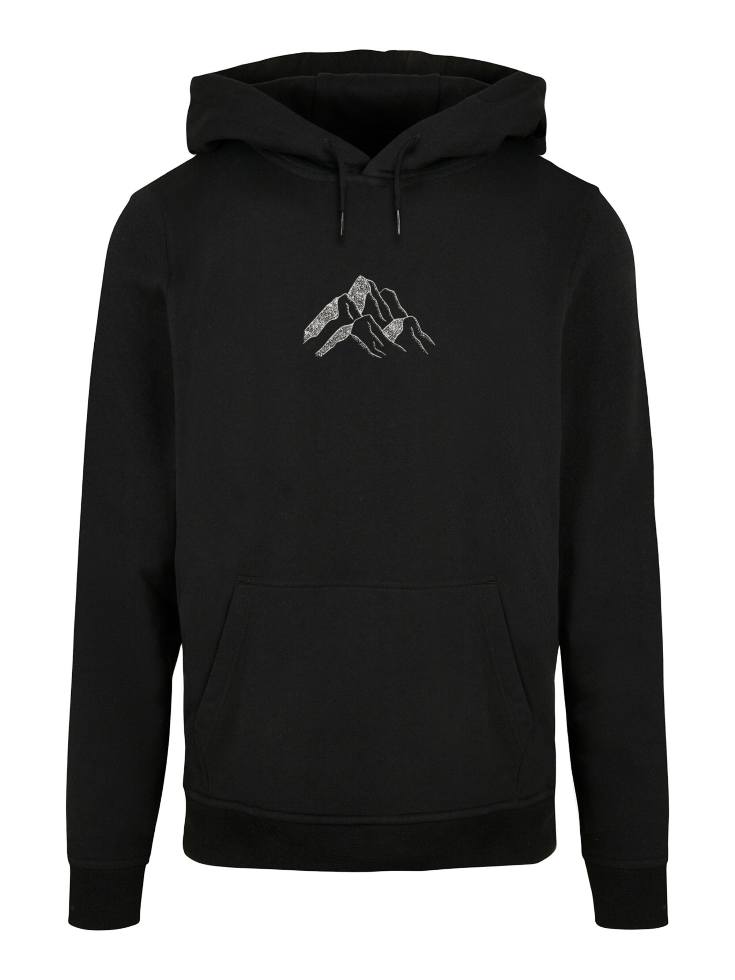 F4NT4STIC Sweatshirt in Zwart: voorkant