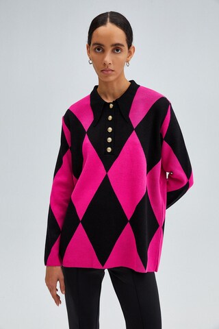Touche Prive Pullover in Pink: Vorderseite