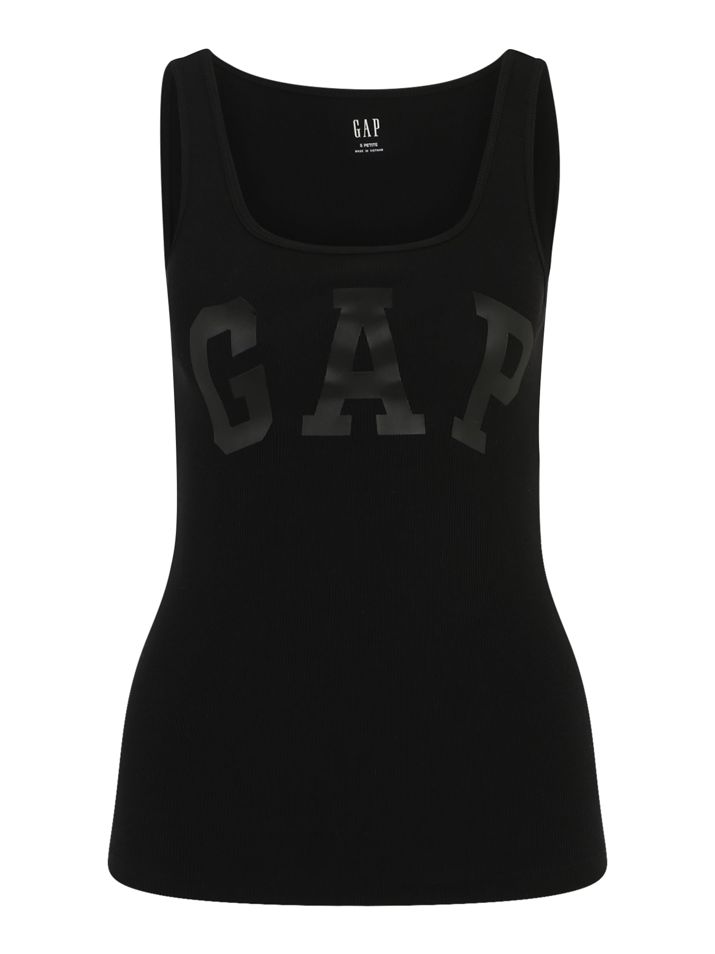 Gap Petite Τοπ σε μαύρο: μπροστά