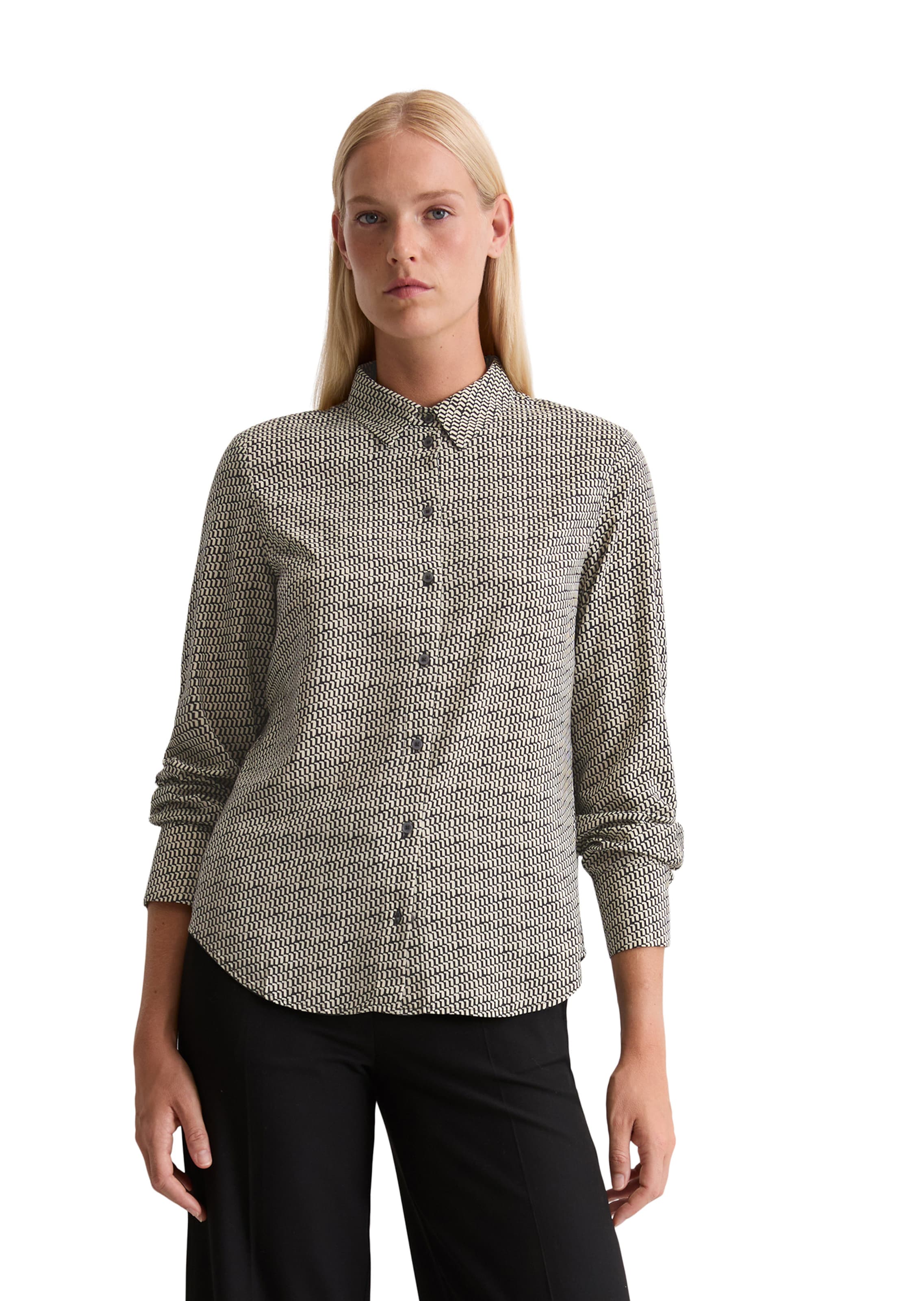 Marc O'Polo Bluse in Beige: Vorderseite