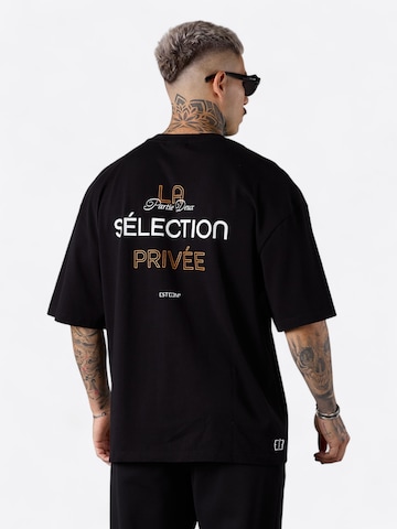 ESTEEM Shirt 'Sélection Privée' in Black: front